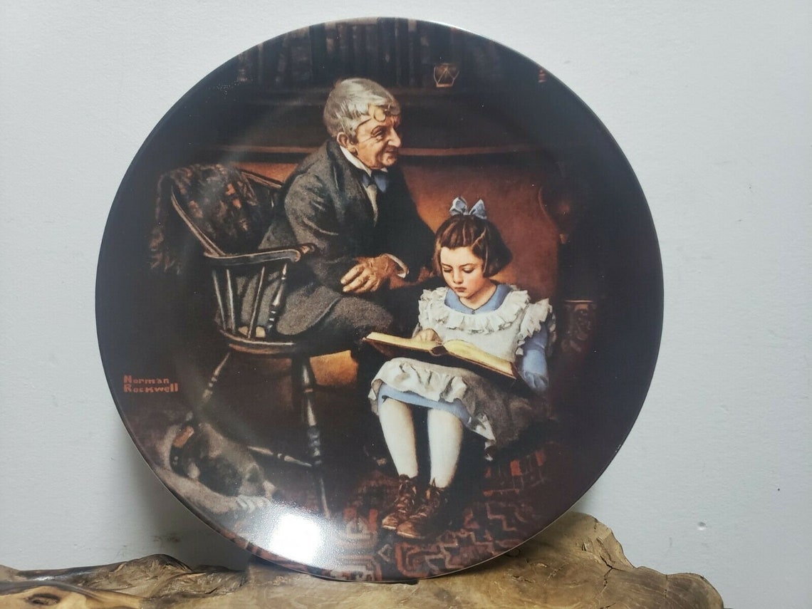 Knowles Plates Decorative Plate Norman Rockwell the Etsy UK