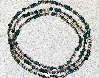 Green & Gold Waist Beads