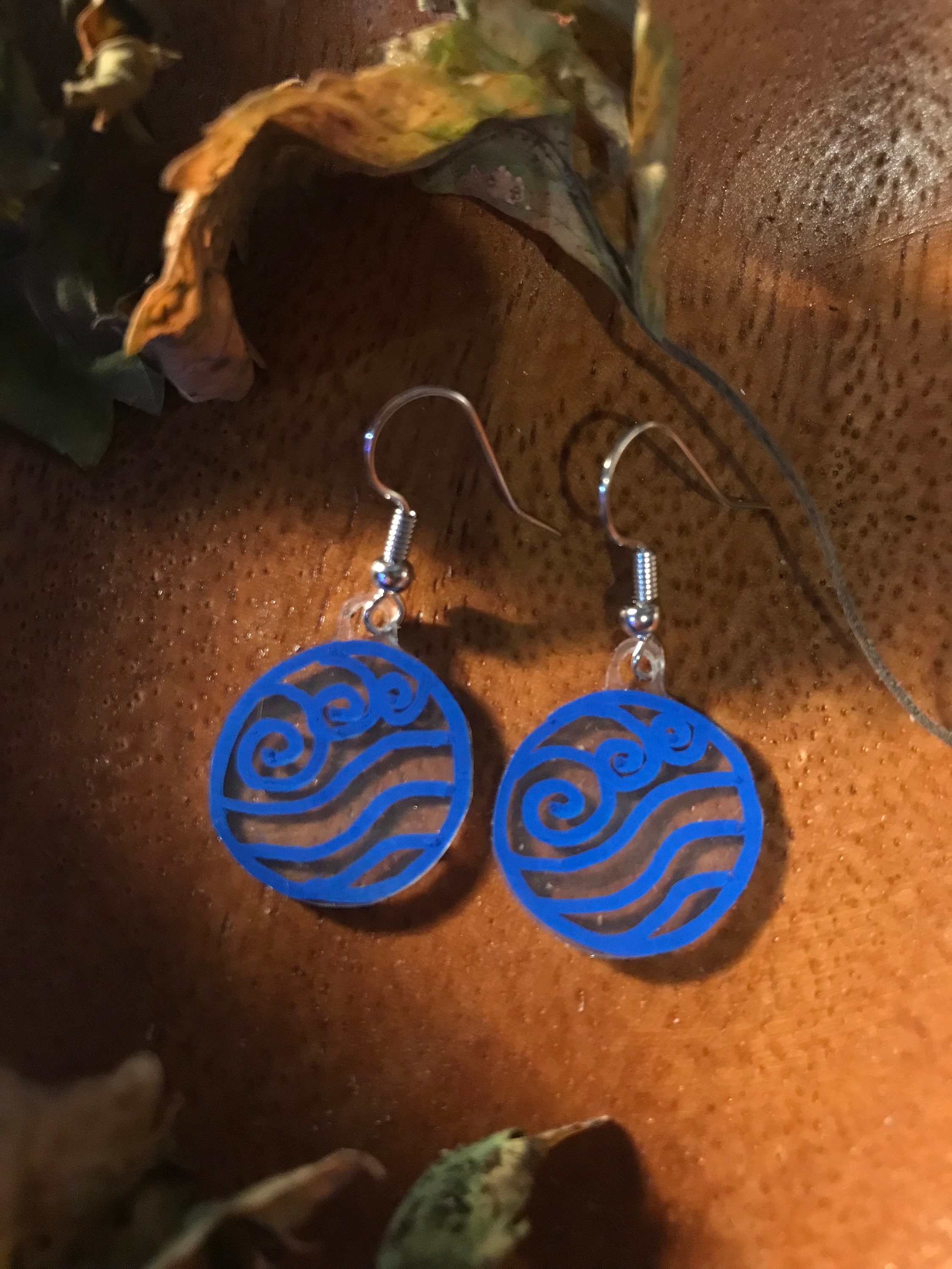 Water Tribe Earrings Etsy