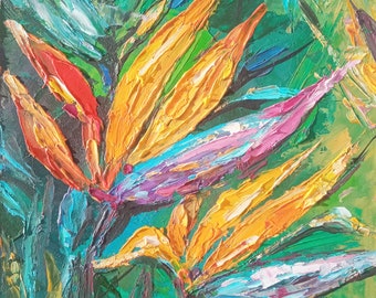 トスカーナの厚塗り油絵、印象派の絵画、ナタリア・ボンダレヴァによる