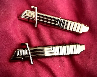 Darksaber 3D modeled enamel pin