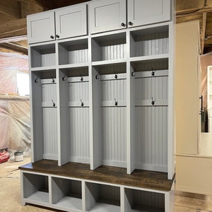 The Erin| Hall Tree| Mudroom Storage| Entryway| Coat Rack