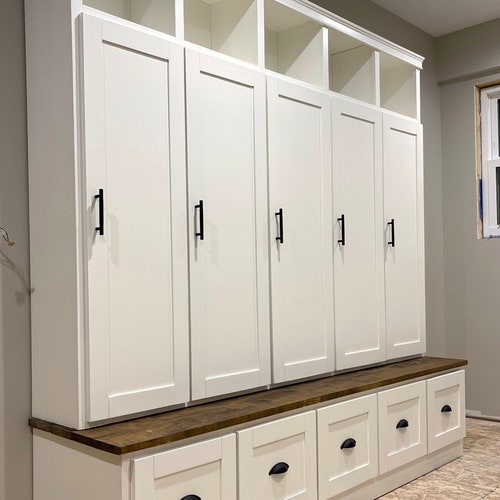 Mudroom Entryway Hall Tree Coat Rack Storage Bench Contact Etsy