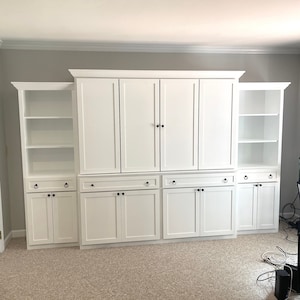 The Angela |Handmade | Entertainment Center| Tv Stand| Living Room Decor| Book Shelves