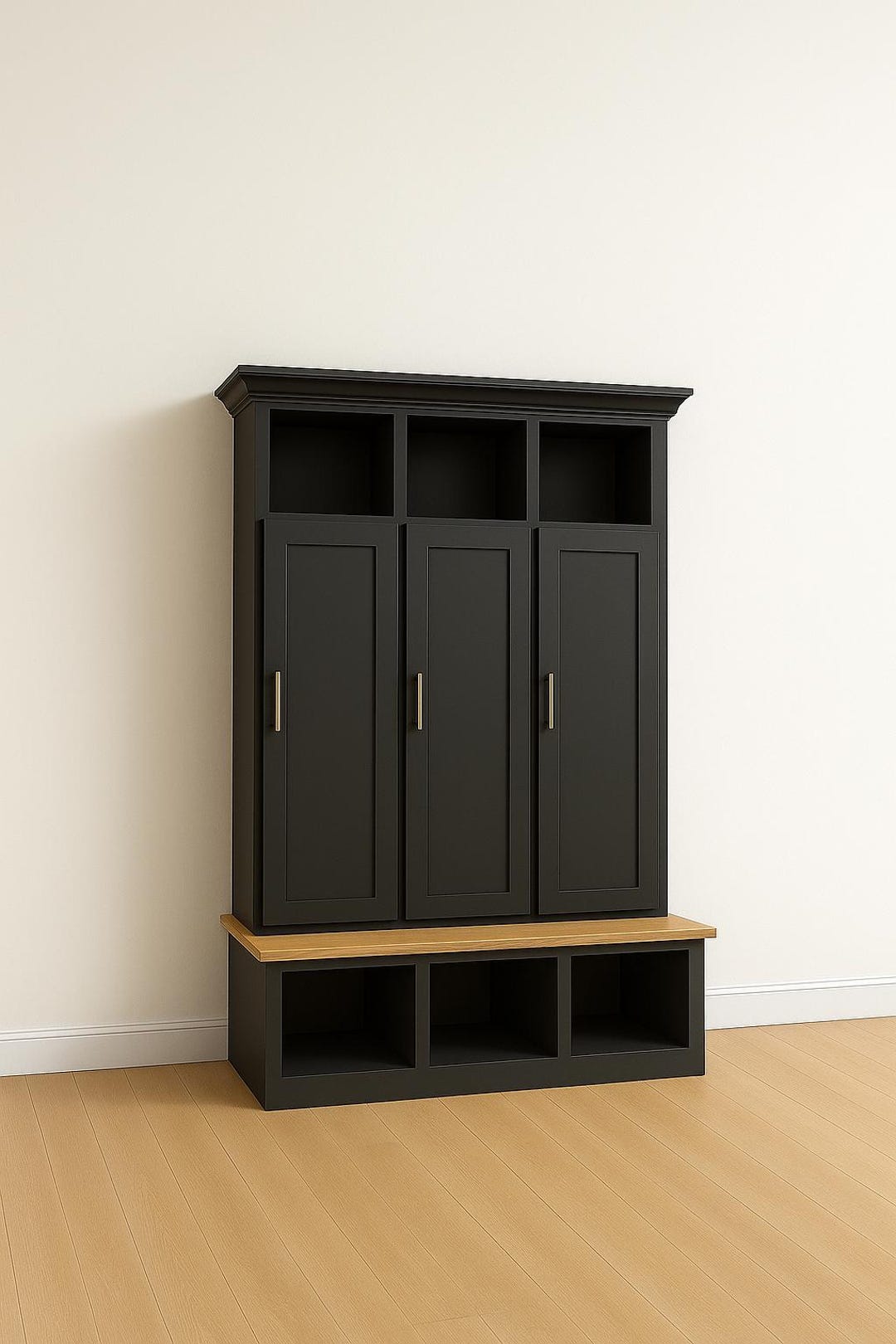 Mudroom Hall Tree Build Plans | PDF Woodworking Plans | DIY Entryway ...