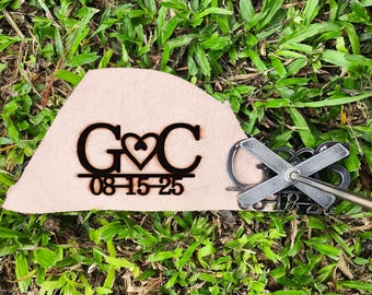Personalized Leather Branding Iron, Custom Wedding Gift, Unique Decor for Weddings, Rustic Wedding Ideas, Engagement Gift