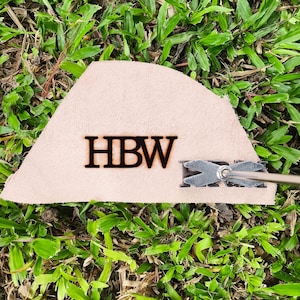 Personalized 3-Letter Branding Iron, Personalized Leather Logo Branding Iron, Gift for Husband, Branding for Cowhide, Gift for Him