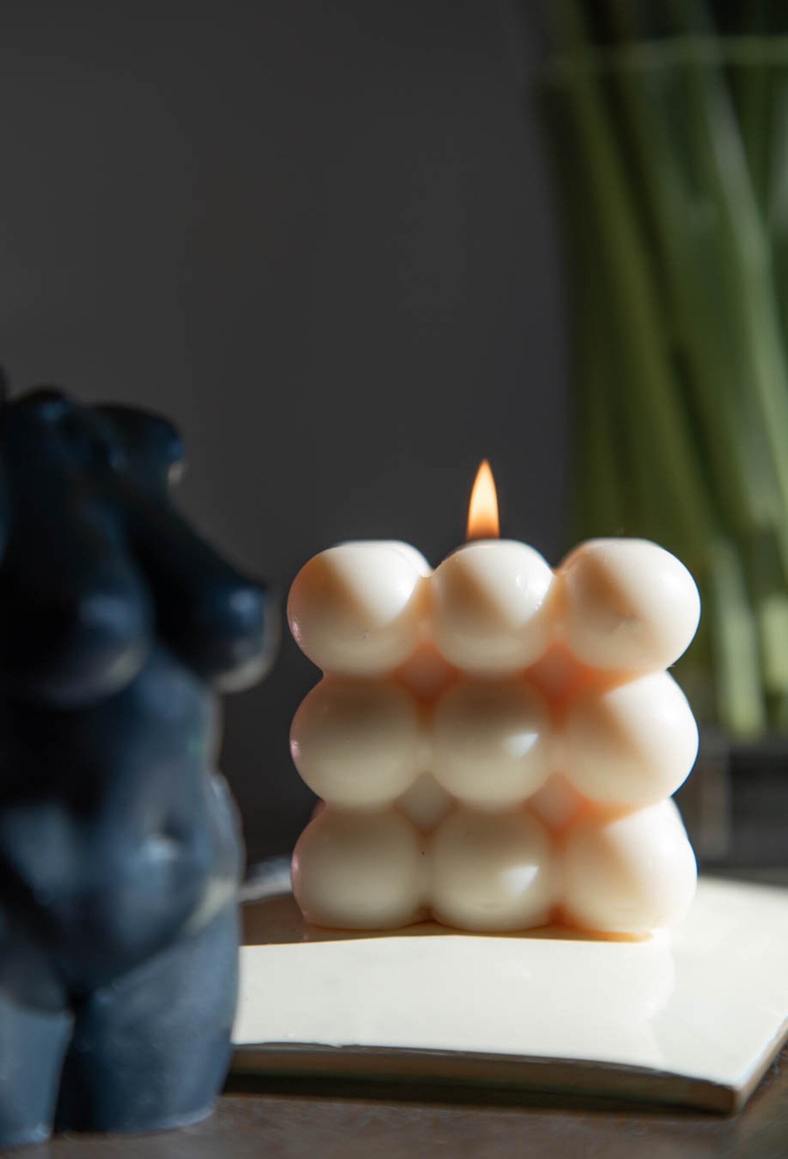 Bubble Candle Soy Wax Bubble Candle Bubble Soy Wax Candle Etsy