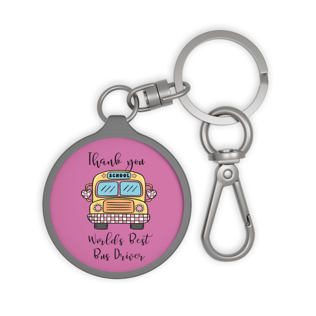 Bus Driver Key Ring, Thank You Bus Driver - Etsy