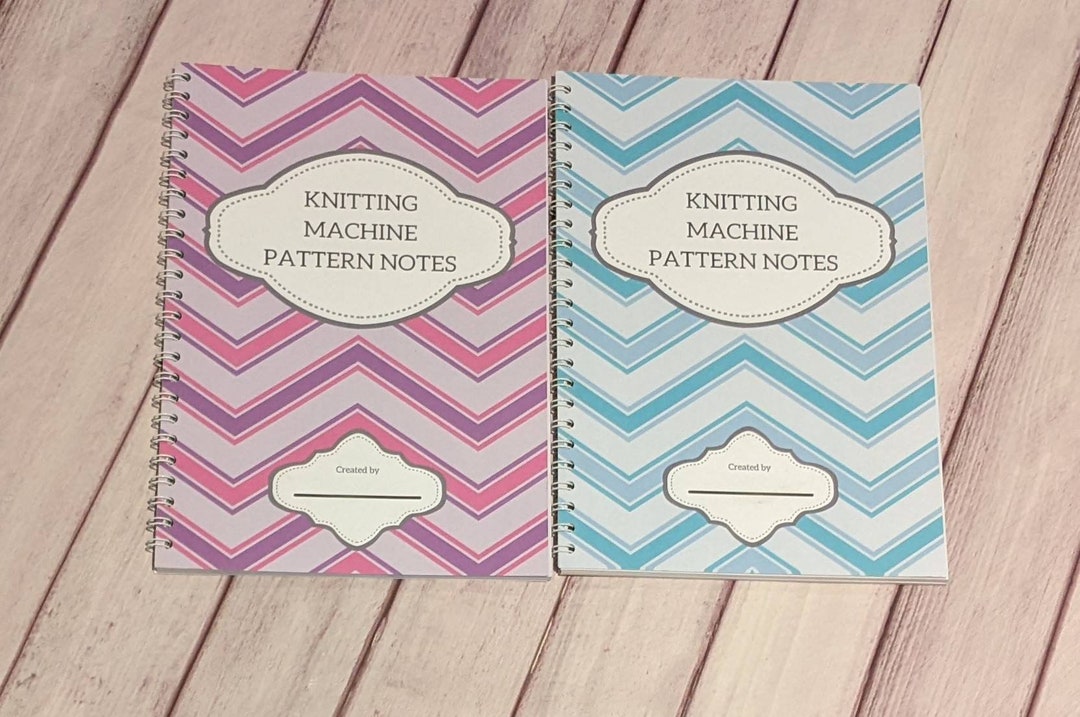 Knitting Pattern Book Notepad Spiral Notebook, Journal, Planner ...