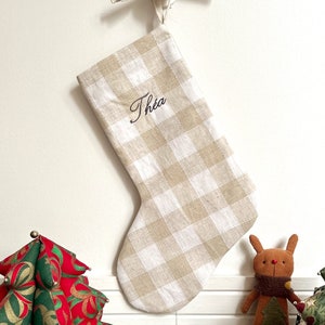 Chaussette de Noël personnalisée, Décorations de Noël