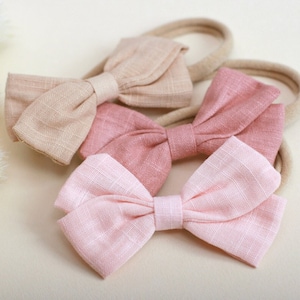 Lot de 3 Bandeaux en coton、バンドー ベベ、バンドー ヌー