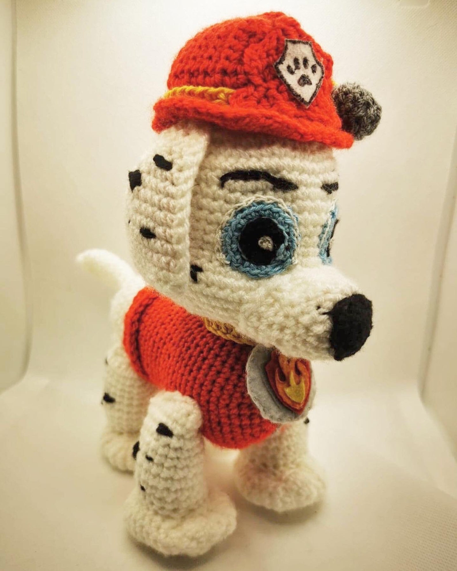 Pfote Patrol Marshall Spielzeug Cartoon Marshall Hund häkeln Etsy