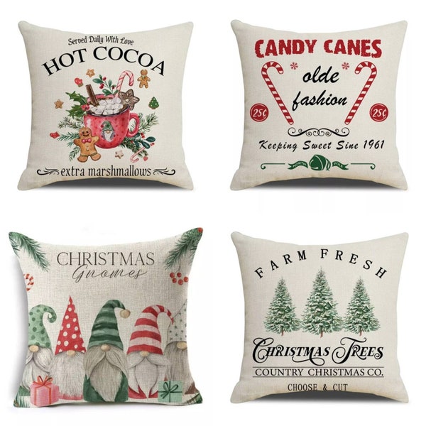 Christmas Cushion Etsy UK