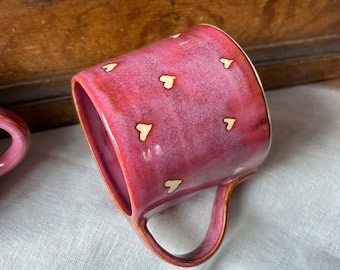 Love mugs/ ceramic mugs/ heart mugs/ gift for her