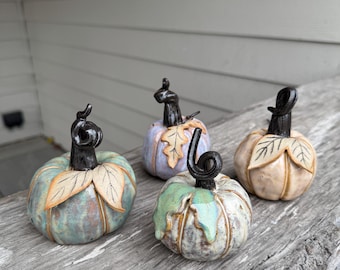 Autumn/ Halloween ceramic Pumpkin Ornaments