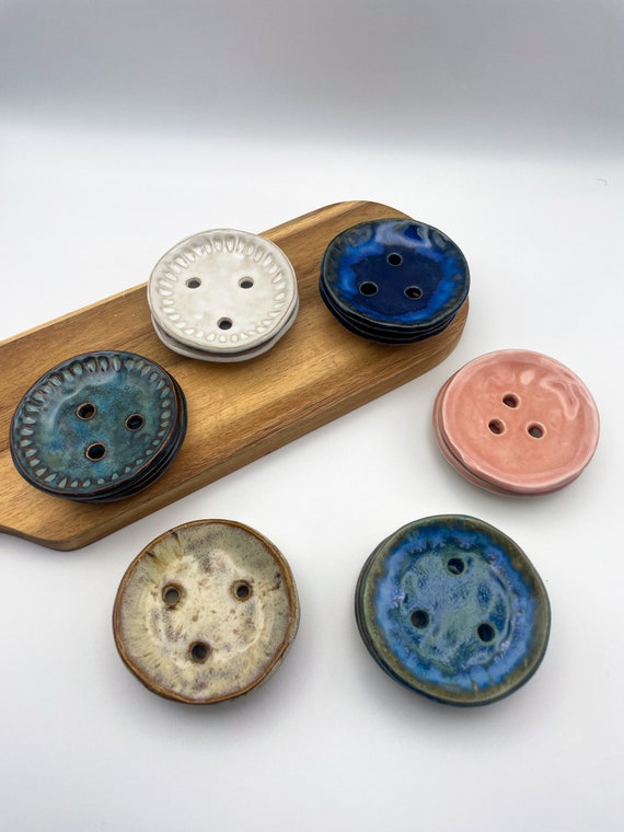 Handmade ceramic soap dishes