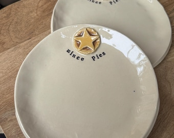 Mince Pies Handmade Plates
