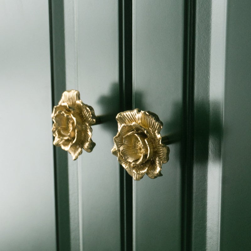 Solid Brass Cabinet Handles Brass Door Handles Drawer | Etsy