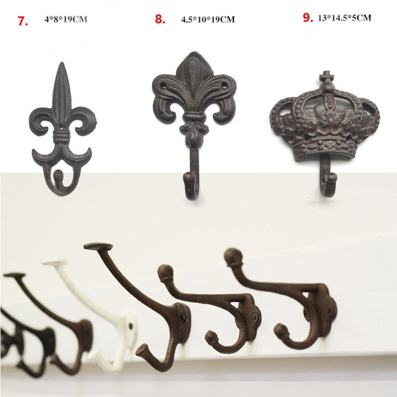 Haken Guss Eisen Mantel Haken Garten Haken Schlüsselhaken