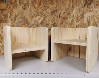 Montessori chair / convertible chair / cube chair