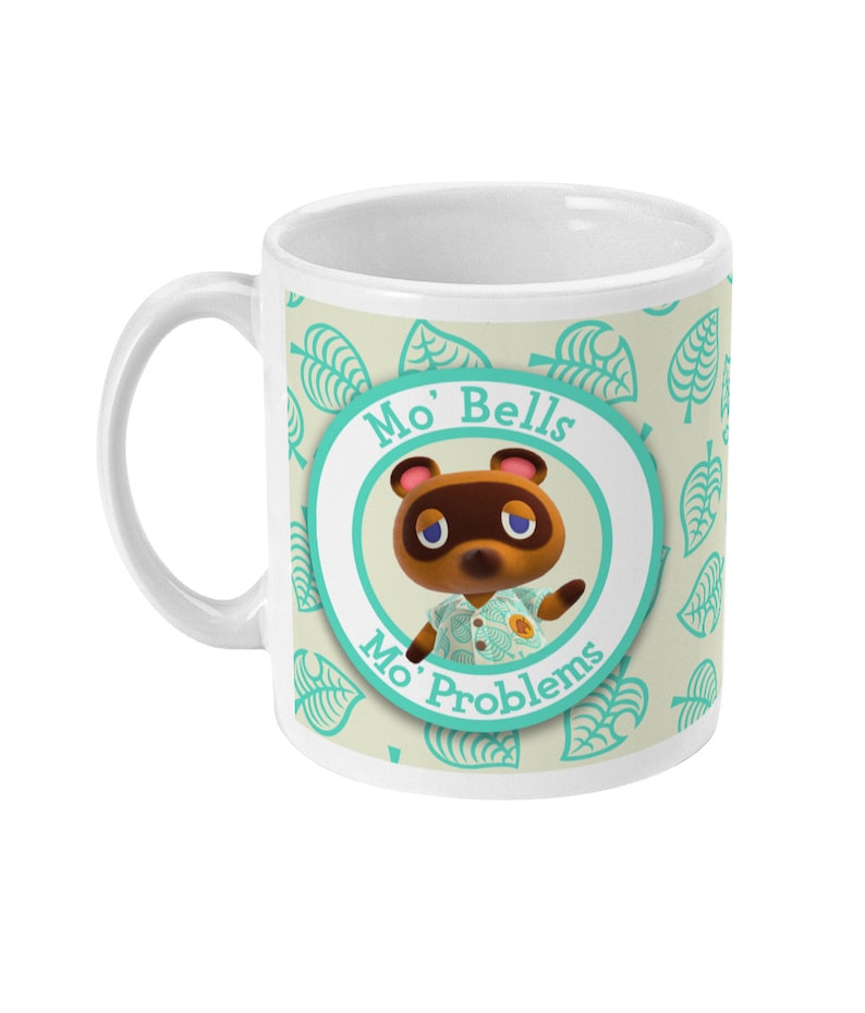 Animal Crossing Tom Nook Mo' Bells Mug Etsy