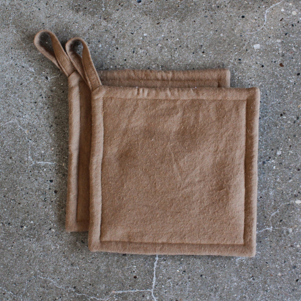 Brown and Vintage Floral Pot Holders Etsy