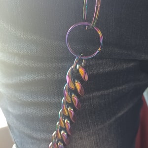 Multi Color Heavy Chain for Key and Wallet Security