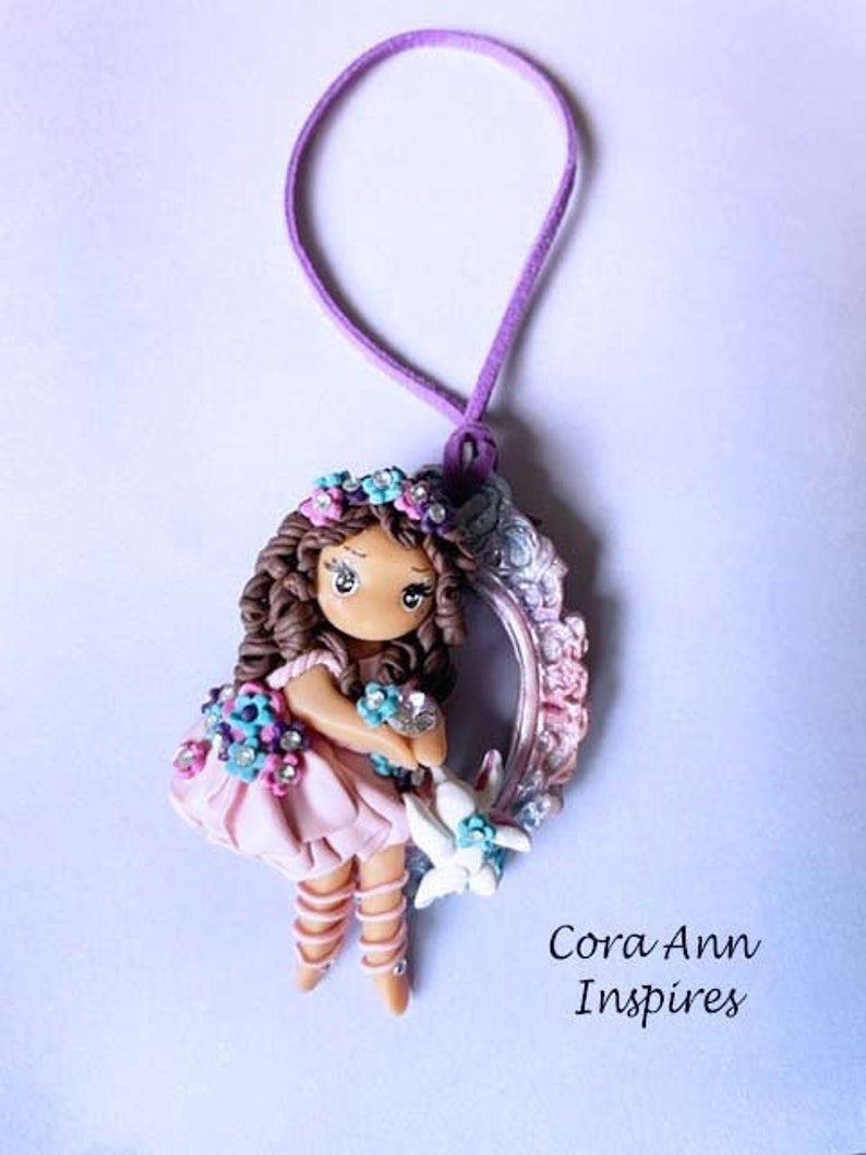 Ballerina Polymer Clay Doll/ Bunny Polymer Clay Girl/ Etsy