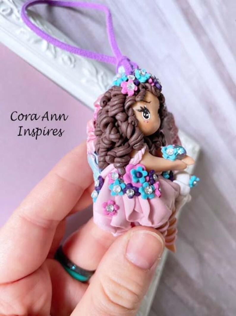 Ballerina Polymer Clay Doll/ Bunny Polymer Clay Girl/ Etsy