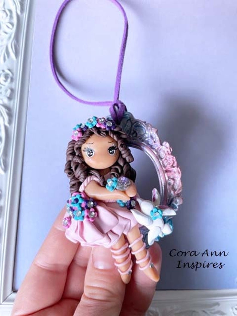 Ballerina Polymer Clay Doll/ Bunny Polymer Clay Girl/ Etsy