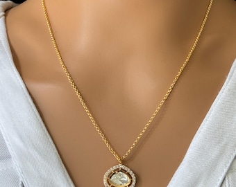 Pearls Gold Short N Long Necklace Set/long N Short Combo Set
