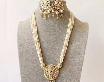 Long Bridal Necklace - Etsy