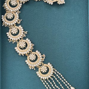 Choti kundan / tresse choti / choti de mariée indienne / accessoires pour cheveux kundan / mariage indien / accessoires pour cheveux de mariée Kundan