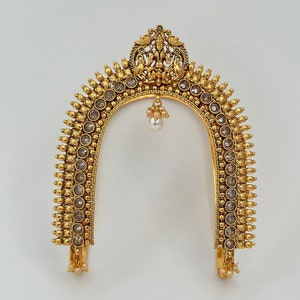 Gold Baju bandh/Antique Kundan Polki Baju Band/Indian wedding jewelry/Vanki/ polki Ananta/ Angada/ Armlet/ Indian Jewelry
