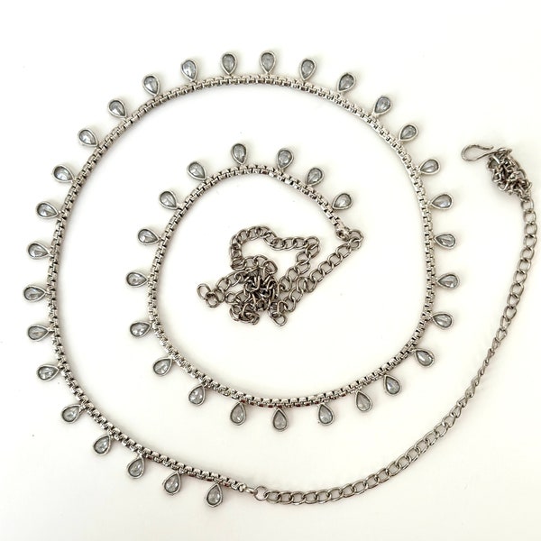 Silver kamarpatta designs with price Clearance