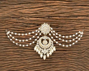 Kundan Hair Juda Choti Clip/Braid Clip/Indian Bridal Choti Pin /Kundan Hair accessories/Indian Wedding/Bridal Kundan Hair accessories