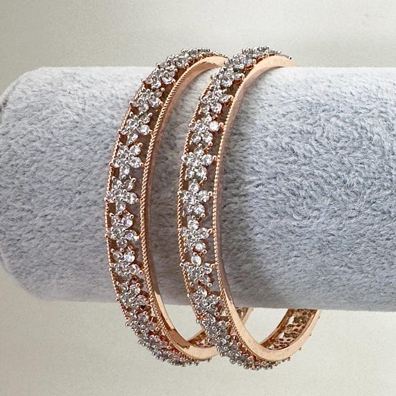 American diamond stone bangles outlet
