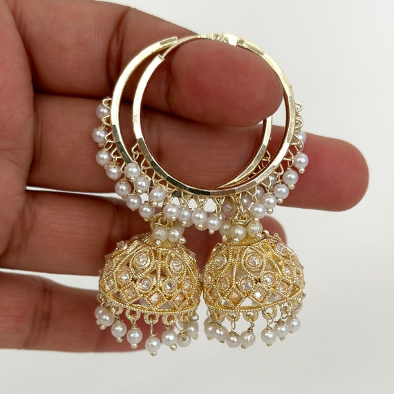 Buy quality Dazzling Eternity Diamond Bali (hoop) Earrings in Surat