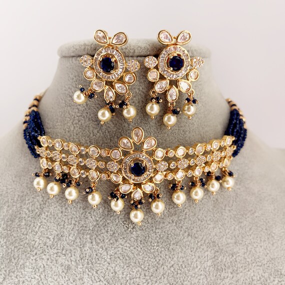 Gold Plated Silver Foiled Kundan - Etsy