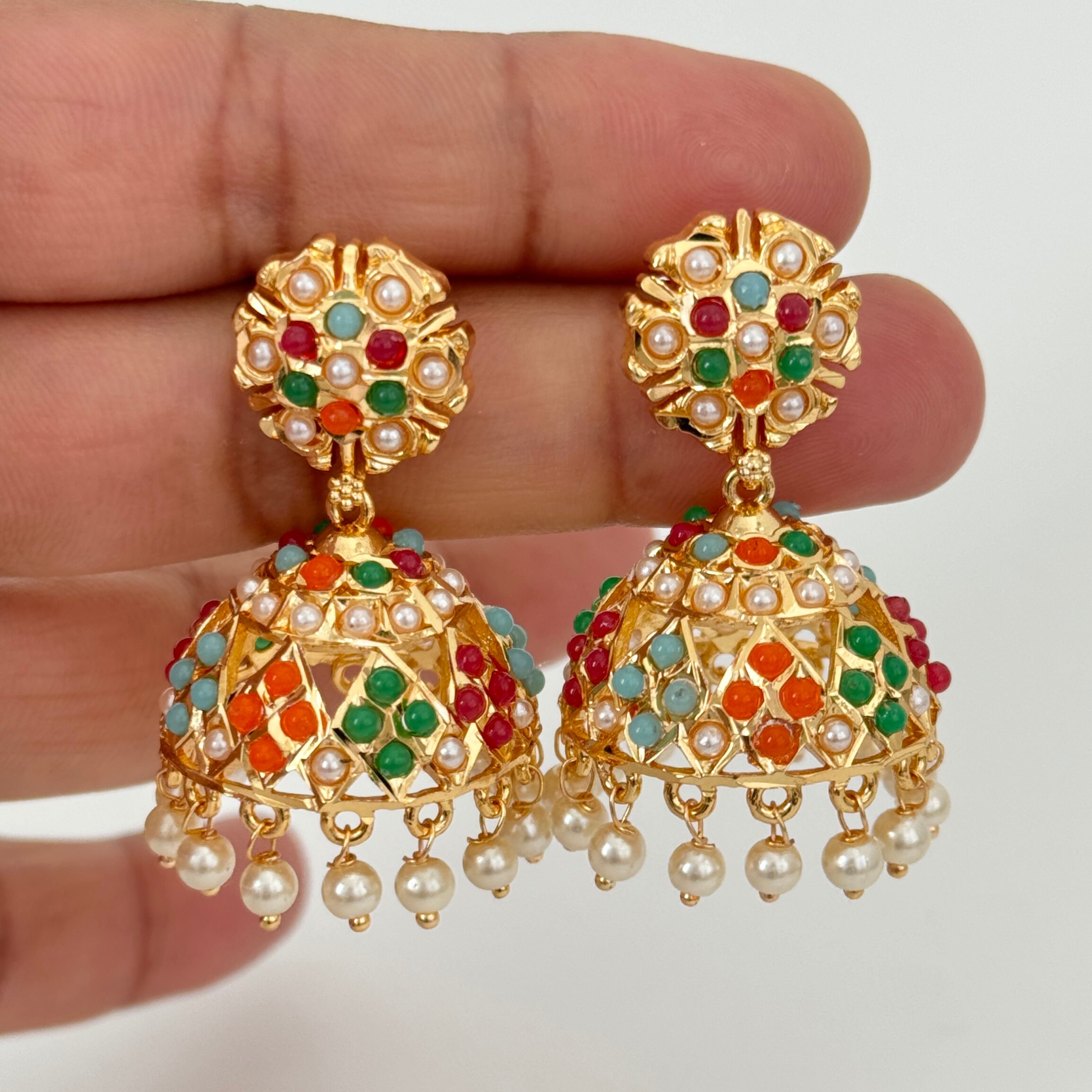 Old model jhumkas deals