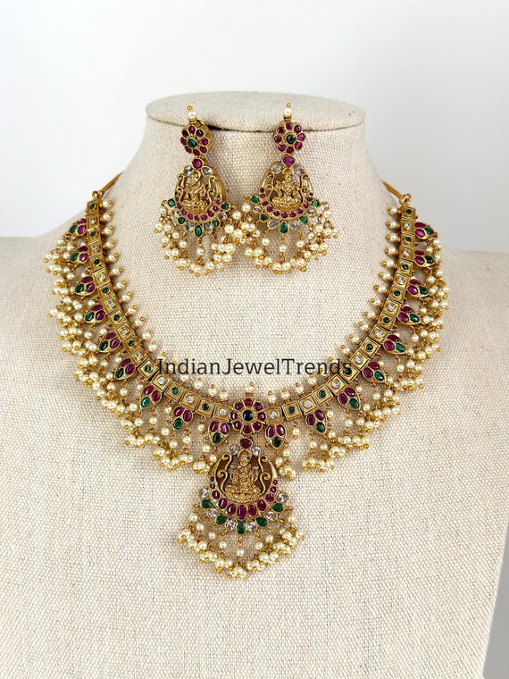 Guttapusalu necklace in gold sale