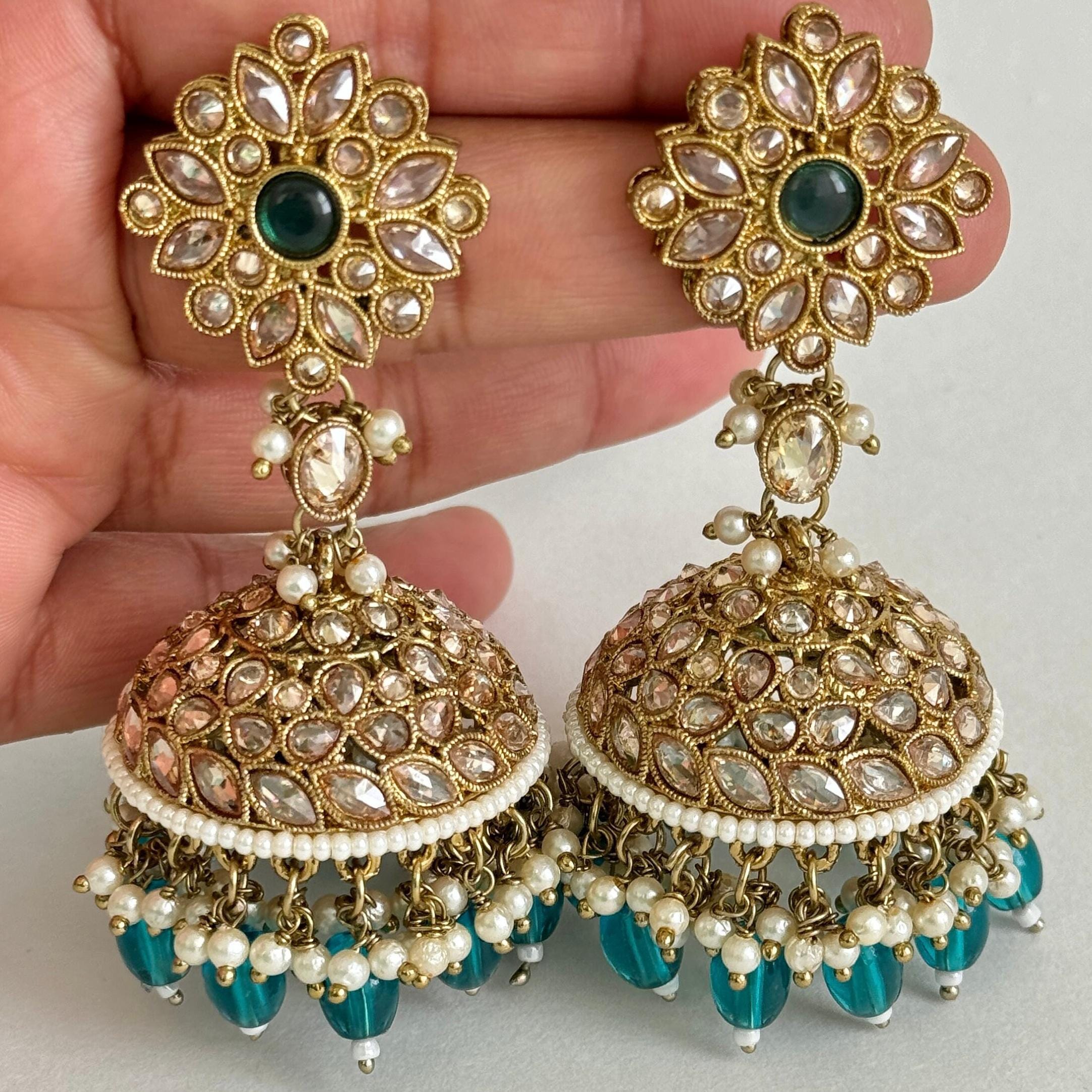 Gold jhumka collection discount