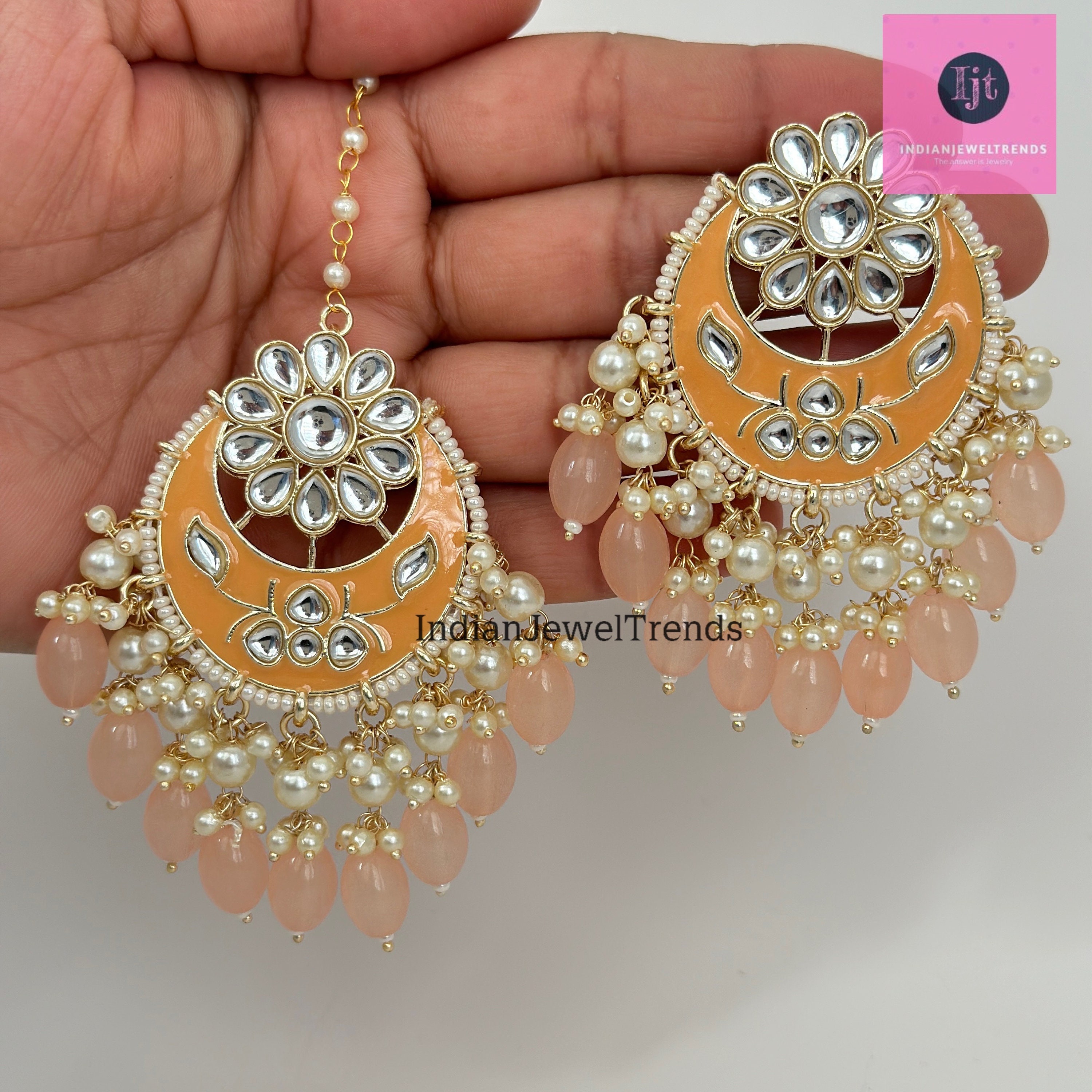 P.C. Chandra Jewellers 22KT Yellow Gold Jhumki Earrings for Women :  Amazon.in: Fashion