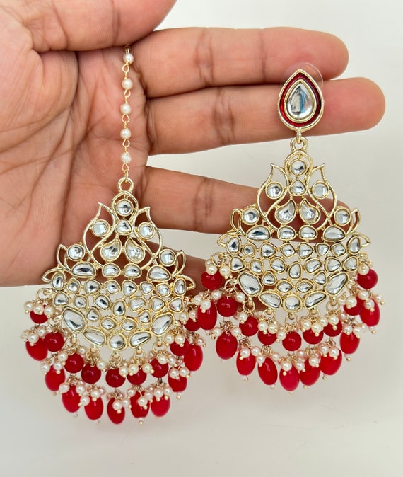 ZEVAR I Maangtika And Earring Combo Set – Zevar