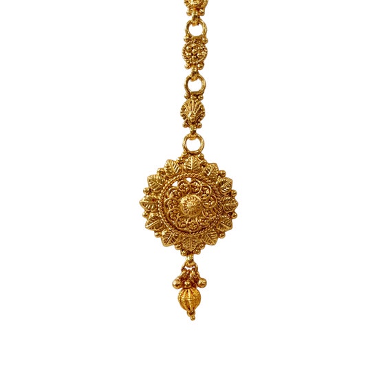Gold maang tikka with price sale