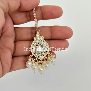 Maang tikka/ Kundan Tikka/ Indian Jewelry/ Indian Wedding Jewelry/ Pakistani Jewelry/ Jhoomer/ Matha patti/ Indian forehead jewelry