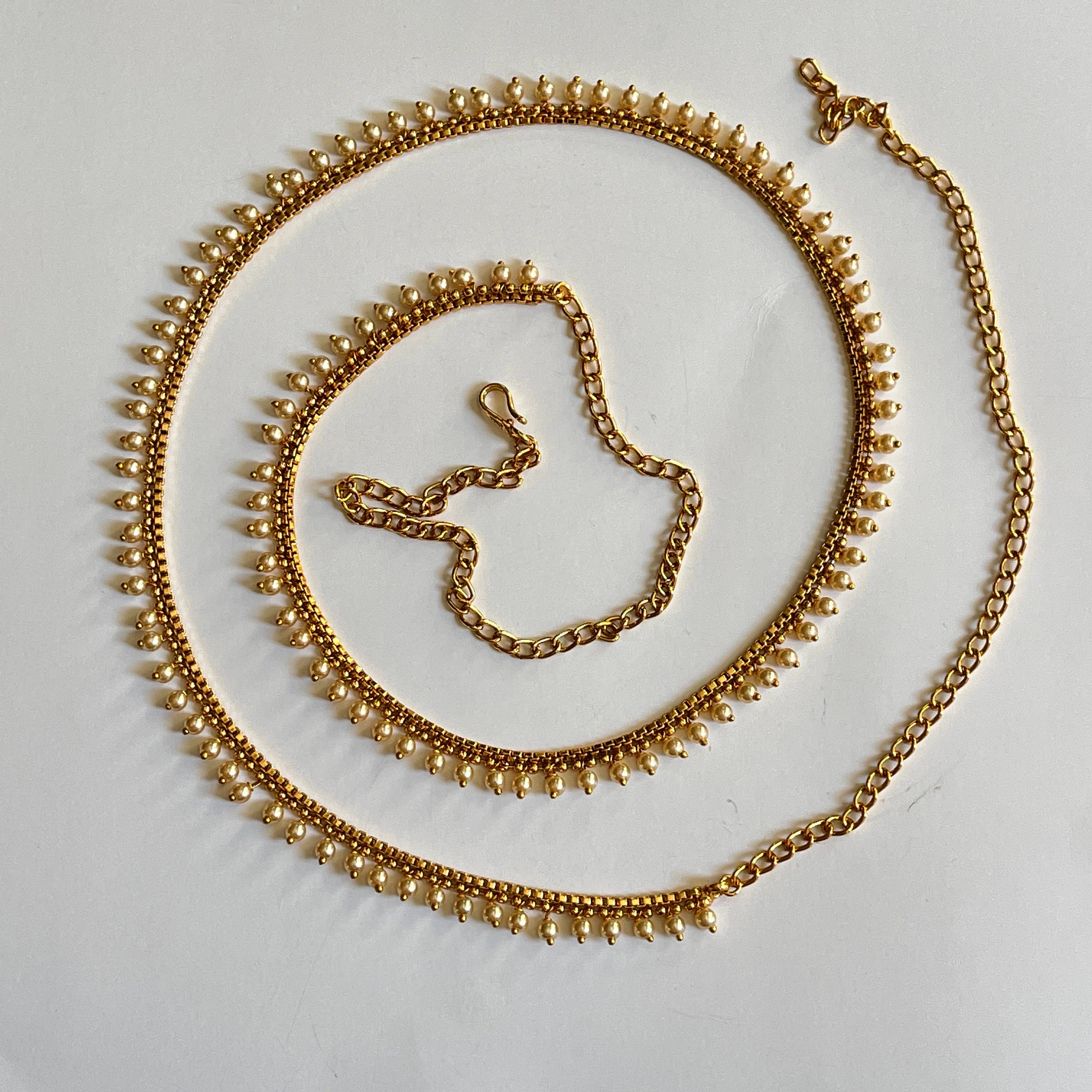 Waist Chain Gold Polki Belly Waist Sari Saree Chain Jewelry Indian  Kamarbandh Kamarband Belt/simple Body Chain Jewellery 