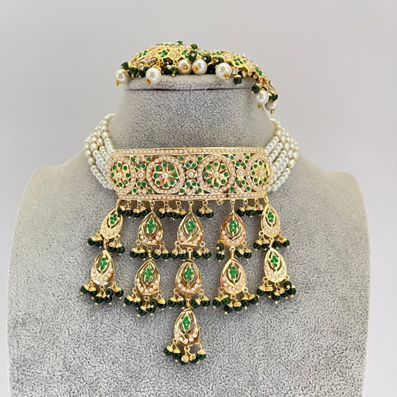 Punjabi kundan jewellery sale