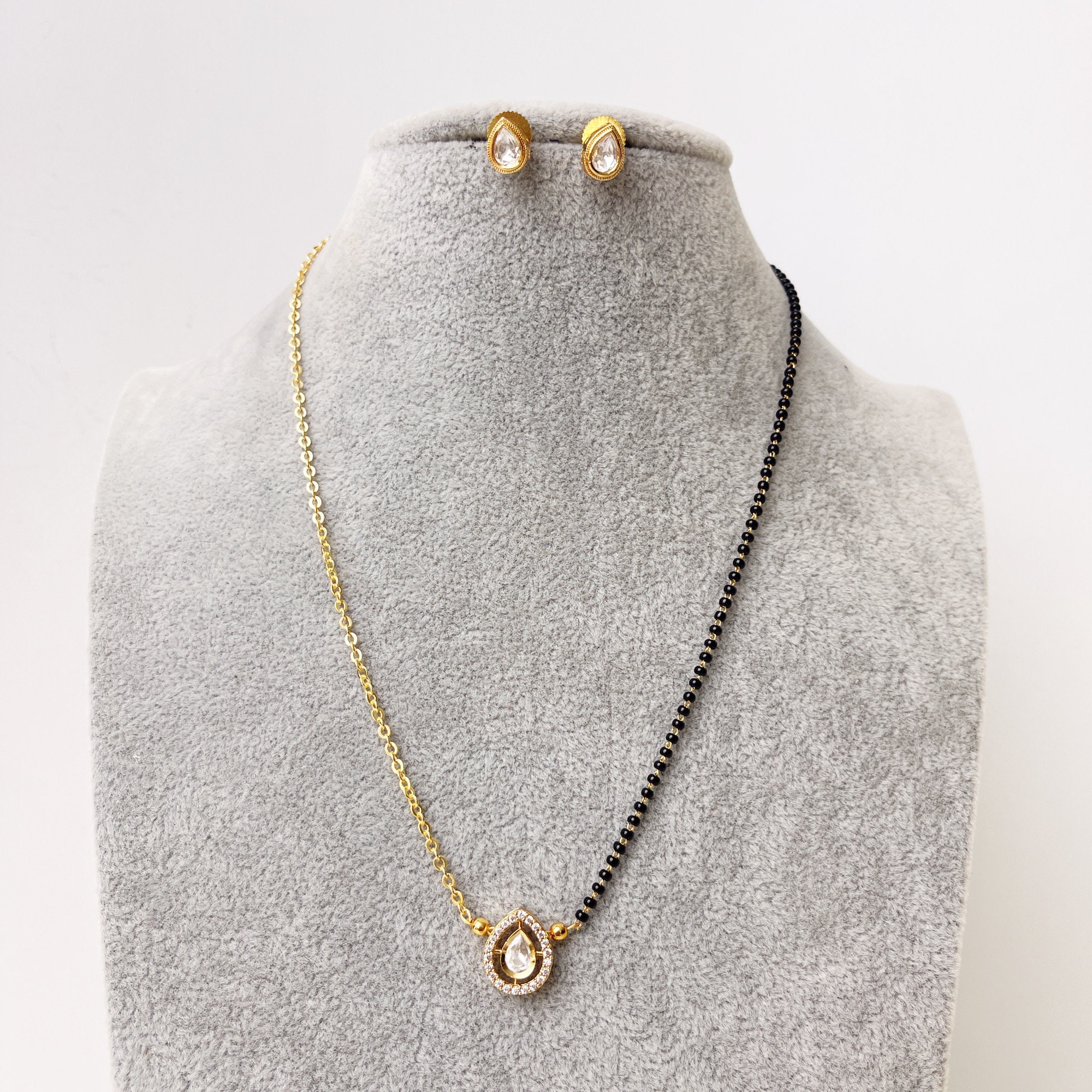 Kundan mangalsutra design deals